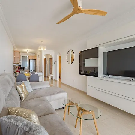 Ocean View, Two Bedroom With Heated Pool In Sunset Complex Apartment Costa Adeje (Tenerife)